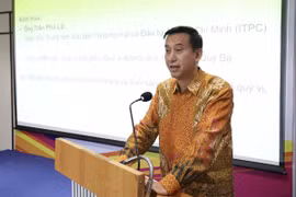Ông Agustaviano Sofjan, Tổng Lãnh sự Indonesia tại Thành phố Hồ Chí Minh phát biểu tại hội thảo. (Ảnh: Xuân Anh/TTXVN)