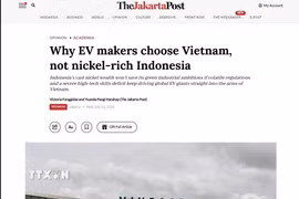 Bài phân tích của Jakarta Post đăng ngày 15/7. (Ảnh chụp giao diện: Lê Minh Hưởng/TTXVN)