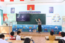 Đắk Lắk thực hiện chủ trương sắp xếp, tổ chức lại mạng lưới cơ sở giáo dục công lập nhưng không làm gián đoạn việc dạy và học. (Ảnh: Nguyên Dung/TTXVN)
