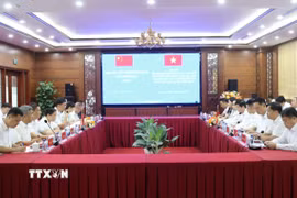 Quang cảnh Hội đàm. (Ảnh: Quang Duy/TTXVN)