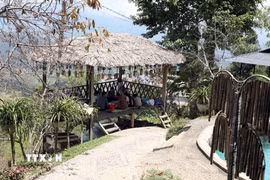 Lao Chải luôn là điểm đến hấp dẫn với nhiều gia đình ở Lai Châu nói riêng và trong nước nói chung. (Ảnh: Quý Trung/TTXVN)