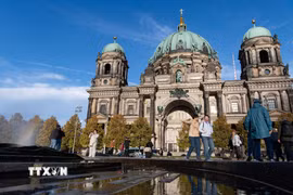Nhà thờ chính tòa Berlin, Đức, ngày 22/10/2026. (Ảnh: THX/TTXVN phát)