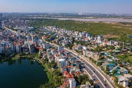Đường Âu Cơ-Nghi Tàm. (Ảnh: Phạm Tuấn Anh/TTXVN)