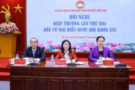 Lãnh đạo Ủy ban Mặt trận Tổ quốc Việt Nam chủ trì hội nghị hiệp thương lần thứ hai.
