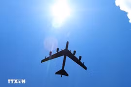 Máy bay B-52 Stratofortress của Không quân Mỹ. (Ảnh: AFP/TTXVN)