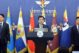 Bộ trưởng Quốc phòng Hàn Quốc Ahn Gyu Back. (Ảnh: Yonhap/TTXVN)