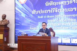 Lào đẩy mạnh phát số hóa để phát triển kinh tế
