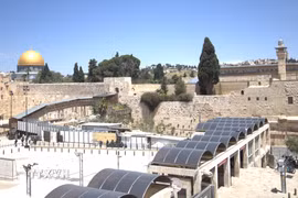 Khu vực Thành cổ Jerusalem, trong đó có Núi Đền mà người Hồi giáo gọi là Al-Aqsa là một trong những địa điểm nhạy cảm nhất tại Jerusalem. (Ảnh: Thanh Bình/TTXVN)
