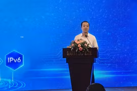 Thứ trưởng Bộ Khoa học và Công nghệ Phạm Đức Long chia sẻ tại hội nghị (Nguồn: Dân Trí)