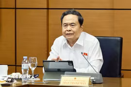 Chủ tịch Quốc hội Trần Thanh Mẫn phát biểu. (Ảnh: Doãn Tấn/TTXVN)
