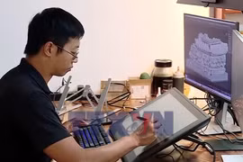 Phục dựng Điện Kính Thiên bằng công nghệ 3D 