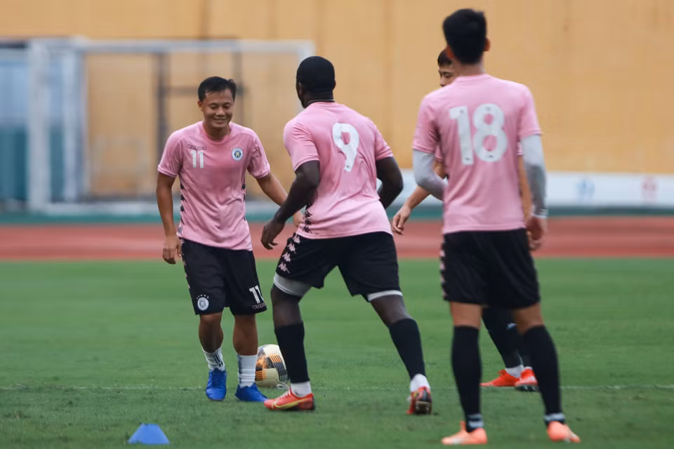Trước khi Tấn Trường và Tấn Tài tới Hà Nội FC ở mùa giải này, Thành Lương là “lão tướng” thi đấu ấn tượng nhất đội bóng. (Ảnh: Hiển Nguyễn/Vietnam+)