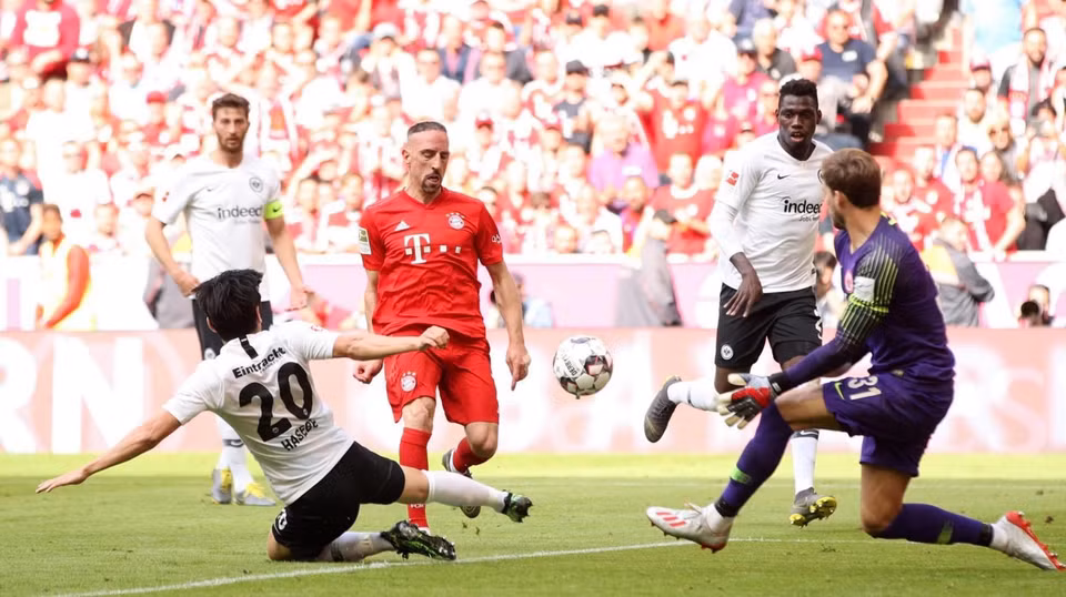 Ribery đã có pha lập công trong trận đấu cuối cùng của mình cho Bayern tại Bundesliga