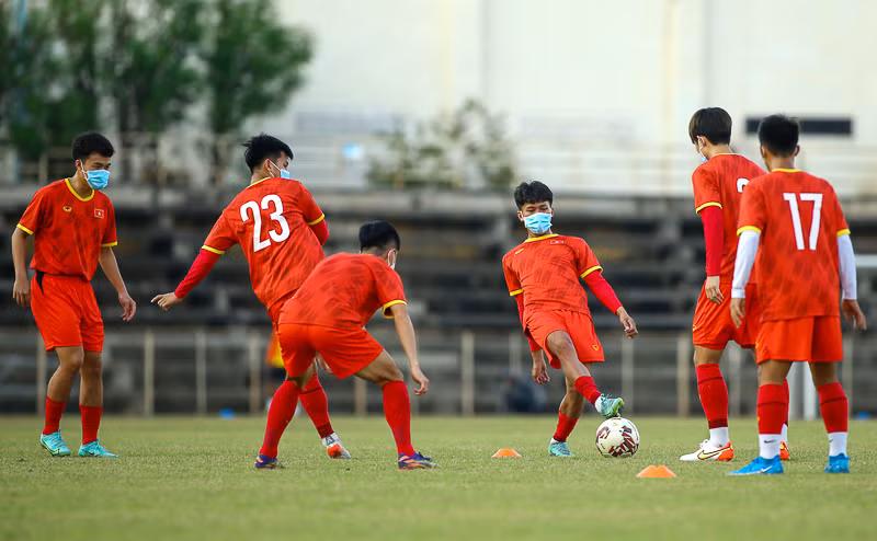 Đội tuyển U23 Việt Nam sẽ đối đầu U23 Timor Leste vào lúc 19 giờ tối nay (24/2) trong khuôn khổ bán kết giải U23 Đông Nam Á 2022. (Ảnh: VFF)