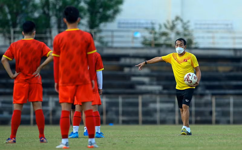 Tuy gặp nhiều khó khăn, U23 Việt Nam vẫn duy trì tinh thần lạc quan và nguồn năng lượng tích cực. (Ảnh: VFF)