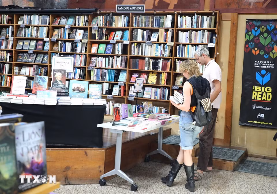 The Midtown Scholar cung cấp nhiều lựa chọn cho độc giả ở các độ tuổi và nhu cầu khác nhau. (Ảnh: Ngọc Quang/TTXVN)