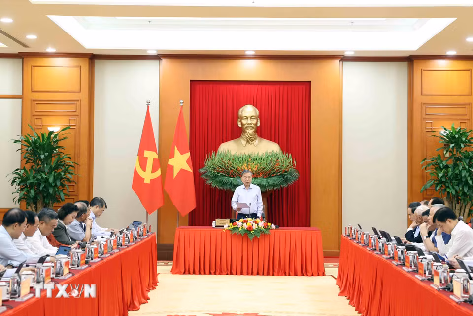 Tổng Bí thư, Chủ tịch nước Tô Lâm phát biểu. (Ảnh: Thống Nhất/TTXVN)