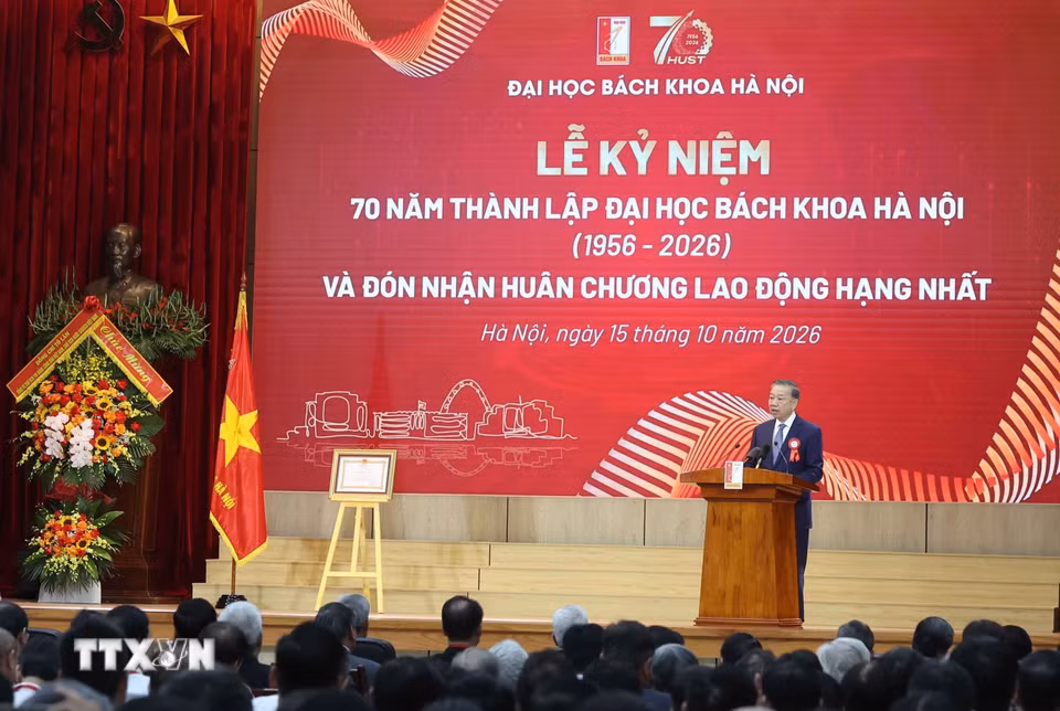 Tổng Bí thư, Chủ tịch nước Tô Lâm phát biểu. (Ảnh: Thống Nhất/TTXVN)
