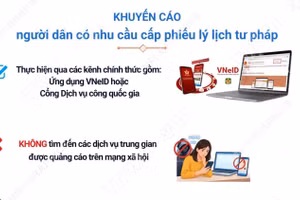 Cảnh báo lừa đảo từ dịch vụ làm phiếu lý lịch tư pháp