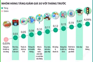 Chỉ số giá tiêu dùng tháng 8 năm 2026 tăng 0,47%