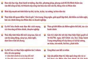 Nhiệm vụ trọng tâm thực hiện Chỉ thị số 07-CT/TW của Bộ Chính trị về... 