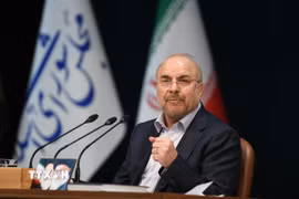 Chủ tịch Quốc hội Iran Mohammad Baqer Qalibaf. (Ảnh: THX/TTXVN)