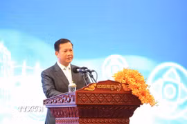Thủ tướng Vương quốc Campuchia Hun Manet. (Ảnh: Huỳnh Thảo/TTXVN)