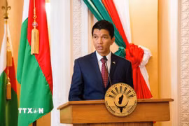 Tổng thống Madagascar Andry Rajoelina. (Ảnh: AFP/TTXVN)