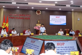 Quang cảnh cuộc họp. (Ảnh: Cao Nguyên/TTXVN)