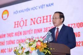 Phó Thủ tướng Chính phủ Lê Tiến Châu phát biểu. (Ảnh: Thanh Tùng/TTXVN)