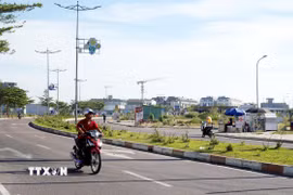 Thị trấn Cát Tiến, huyện Phù Cát (Bình Định) đang hướng tới đạt đô thị loại 4 vào năm 2030, là đô thị vệ tinh của thành phố Quy Nhơn. (Ảnh: Lê Phước Ngọc/TTXVN)