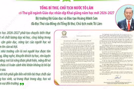 Lễ Khai giảng năm học 2026-2027 và khánh thành các trường phổ thông nội trú liên cấp tại các xã biên giới đất liền