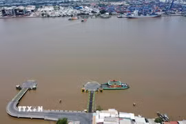 Phà Cát Lái. (Ảnh: Công Phong/TTXVN)