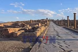 Độc đáo nhà hát La Mã tại Khu di tích khảo cổ Timgad của Algeria
