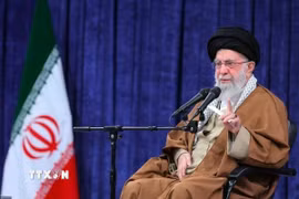 Lãnh tụ tối cao Iran Ali Khamenei. (Ảnh: IRNA/TTXVN)