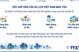 Việt Nam đứng thứ 4 trong xu hướng du lịch mùa Thu 2026