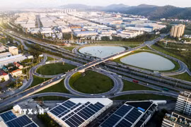 Hạ tầng giao thông kết nối hoàn thiện-động lực cho kinh tế Bắc Ninh phát triển. (Ảnh: Việt Hùng/TTXVN)