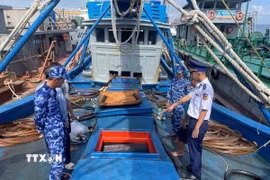 Phát hiện tàu chở hơn 70.000 lít dầu FO không rõ nguồn gốc trên biển Hải Phòng