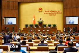 Quang cảnh bế mạc kỳ họp. (Ảnh: Doãn Tấn/TTXVN)