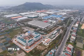 Quảng Ninh phấn đấu đến hết năm hoàn thành 2.288 căn nhà ở xã hội, đạt 104% so với chỉ tiêu Thủ tướng Chính phủ giao.. (Ảnh: Hoàng Hiếu/TTXVN)