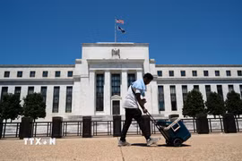 Trụ sở Cục dự trữ liên bang Mỹ ở Washington DC. (Ảnh: THX/TTXVN)
