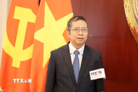 Đại sứ Việt Nam tại Trung Quốc Phạm Thanh Bình. (Ảnh: Quang Hưng/TTXVN)