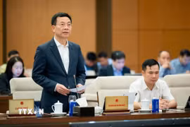 Bộ trưởng Bộ Khoa học và Công nghệ Nguyễn Mạnh Hùng. (Ảnh: Phương Hoa/TTXVN)