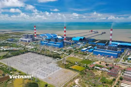 Toàn cảnh Công ty Nhiệt điện Duyên Hải, tỉnh Vĩnh Long. (Ảnh: Bá Thi/Vietnam+)