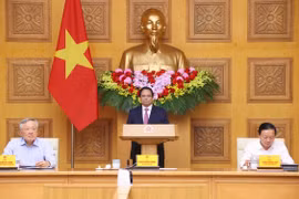 Thủ tướng Phạm Minh Chính chủ trì phiên họp. (Ảnh: Văn Điệp/TTXVN)