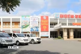 Bệnh viện Việt Nam-Thụy Điển Uông Bí ( Quảng Ninh). (Ảnh: TTXVN phát)