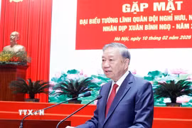 Tổng Bí thư Tô Lâm phát biểu. (Ảnh: Thống Nhất/TTXVN)