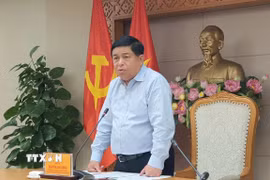 Phó Thủ tướng Nguyễn Chí Dũng phát biểu chỉ đạo. (Ảnh: Chu Thanh Vân/TTXVN)