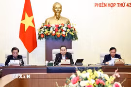 Chủ tịch Quốc hội Trần Thanh Mẫn phát biểu. (Ảnh: Doãn Tấn/TTXVN)