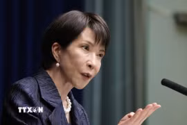 Thủ tướng Nhật Bản Sanae Takaichi. (Ảnh: Kyodo/TTXVN)